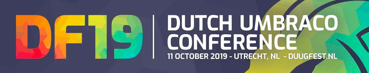 Banner image for DF: Dutch Umbraco Experience 11 October 2019