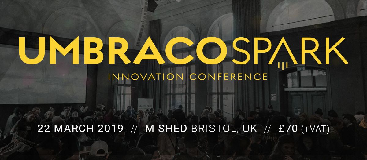 Banner image for Umbraco Spark 22 March 2019