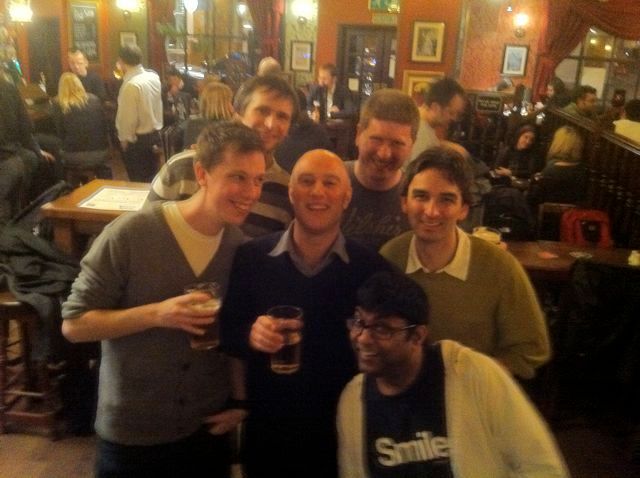 An early London meetup - usually involved a pub :)